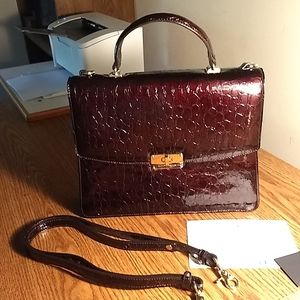 Brahmin NWOT SIMONE Satchel Berry Dante